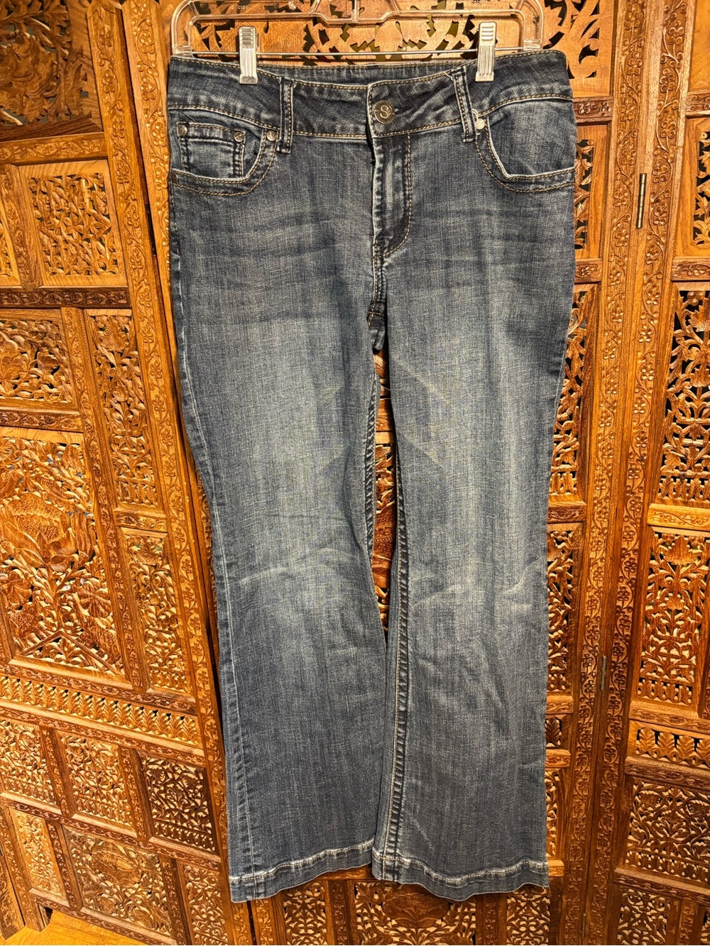 Stetson Women's Medium Dark Blue Flare Jeans